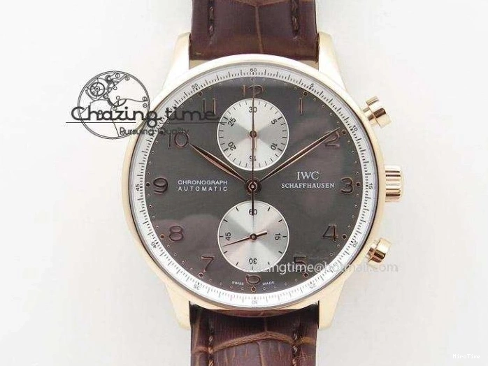 MIROTIME 0322 Sustainable Portuguese IW545408 White Dial ZF 1:1 Best Edition On Dark Blue Leather Strap 7335